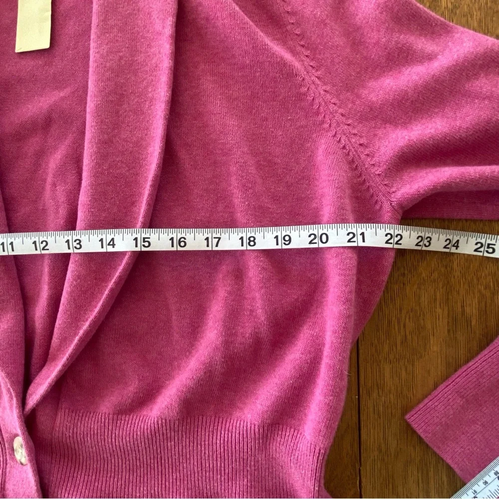 Eddie Bauer Pink Women's Cashmere Cotton Sweater - Picture 7 of 8